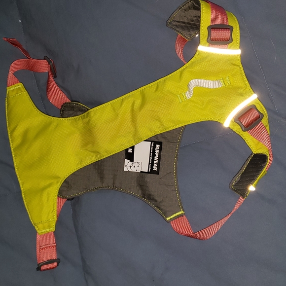 Ruffwear Dog Harness HiViz Yellow And Orange Color - Picture 8 of 12